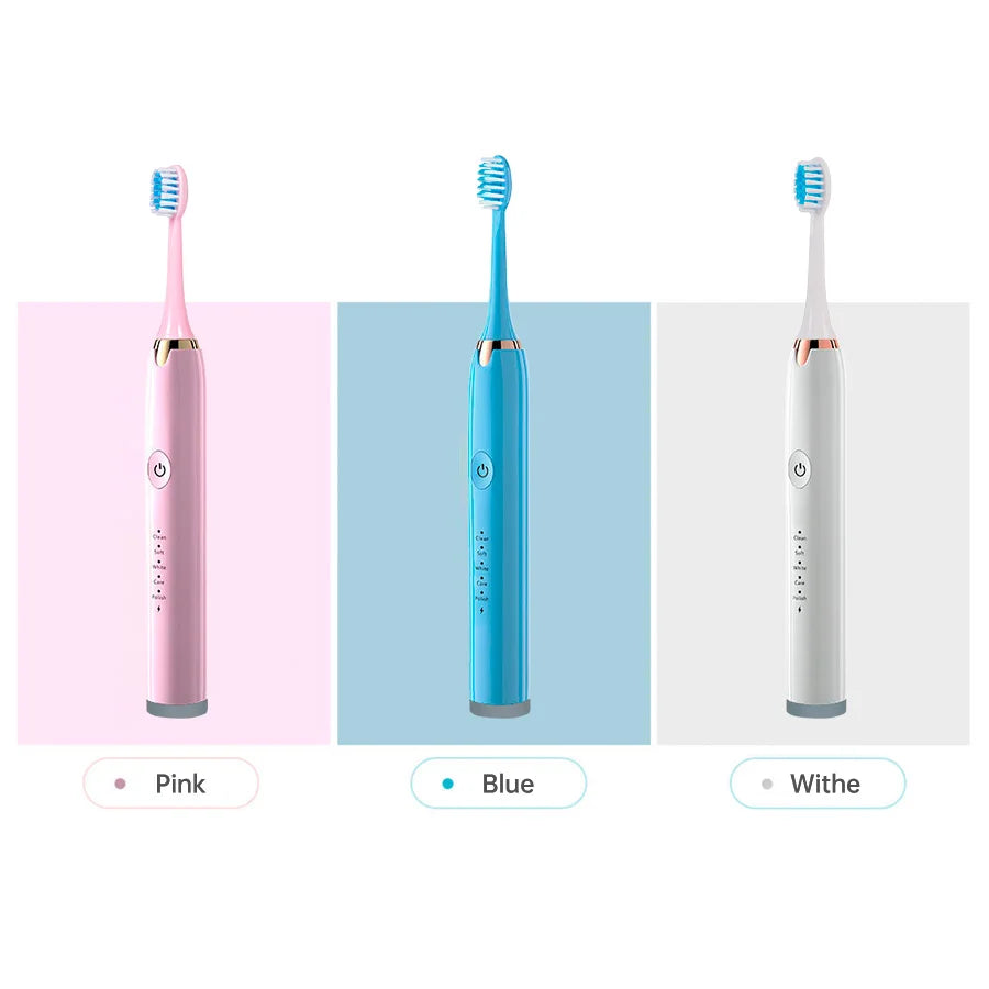 Tongwode Oral Cleaning Electric Tooth Brushes Long Lasting Smart Wireless Rechargeable Automatic Ultrasonic Electric Toothbrush