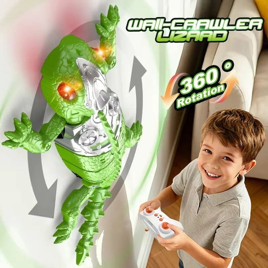 RC Biomimetic Wall Climbing Toy Electric Simulation Lizard Gecko Spider Cockroach Mechanical Animal Remote Control 360 Rotation