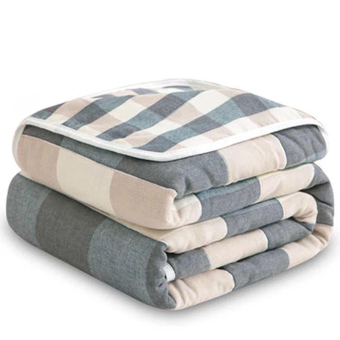 Chiffon towel, 6-layer cotton duvet, adult and children, double bed, air conditioner, fine duvet, extra large bedding