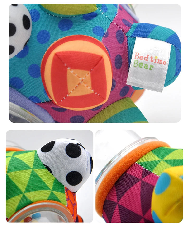 6PCS Cloth Building Blocks Baby Infant Soft Plush Doll Kids Sensory Educational Toys for Children Building Cube Construction Set