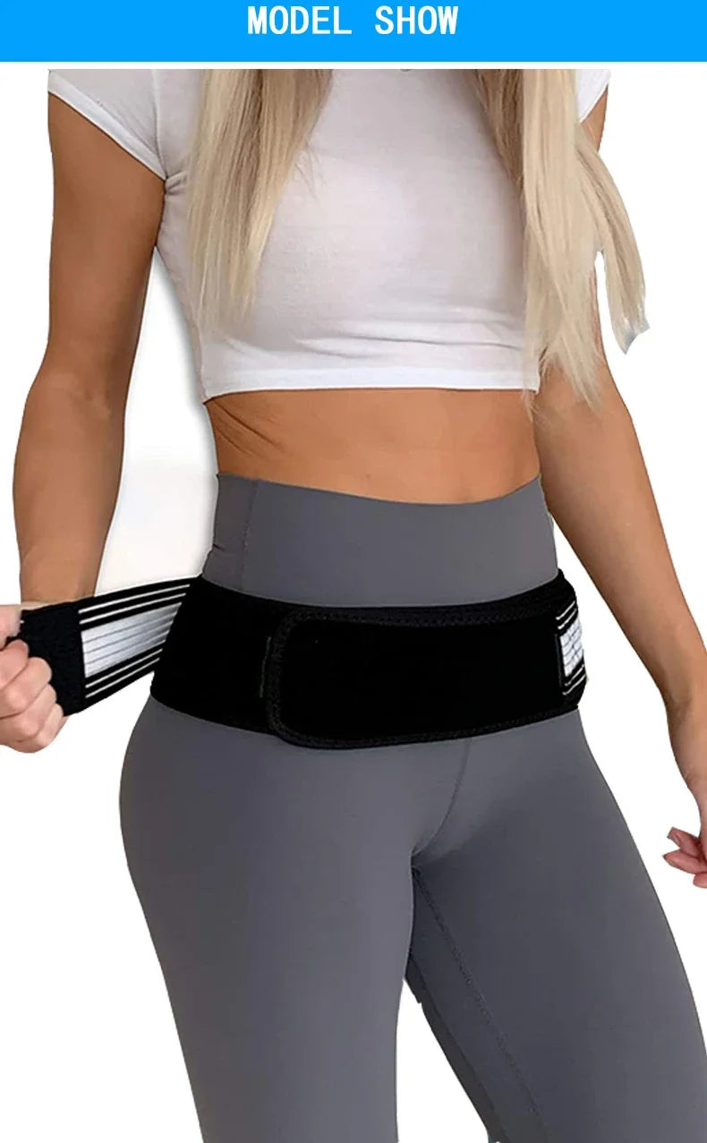 120cm Sacroiliac SI Joint Hip Belt Lower Back Support-Hip Braces for Hip Pain Pelvic Support Belt Sciatica Ease Protect
