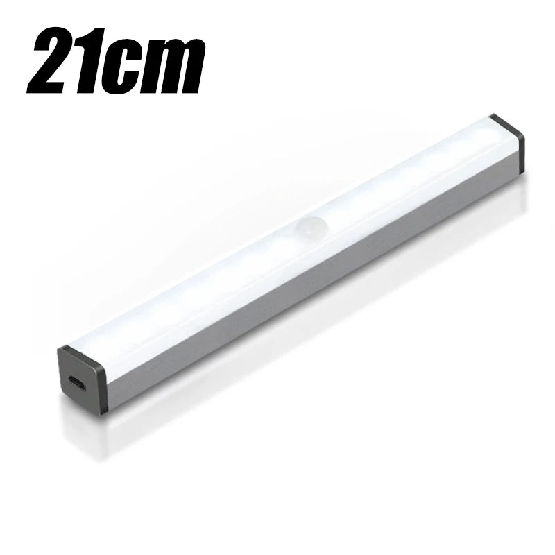 SEAMETAL Car Sensor Light for Floor Trunk Hood USB Rechargeable Automatic Induction Light Bar Magnetic Maual/Sensing Mode Lamp