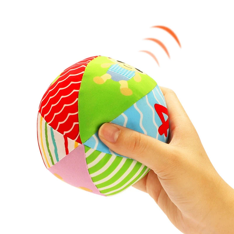 6PCS Cloth Building Blocks Baby Infant Soft Plush Doll Kids Sensory Educational Toys for Children Building Cube Construction Set