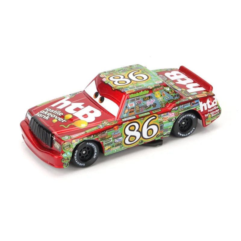 Disney Cars toy Christmas McQueen ROUTE 66 McQueen Champion McQueen Racing car 1:55 Diecast Alloy car Model Boy's Christmas gift