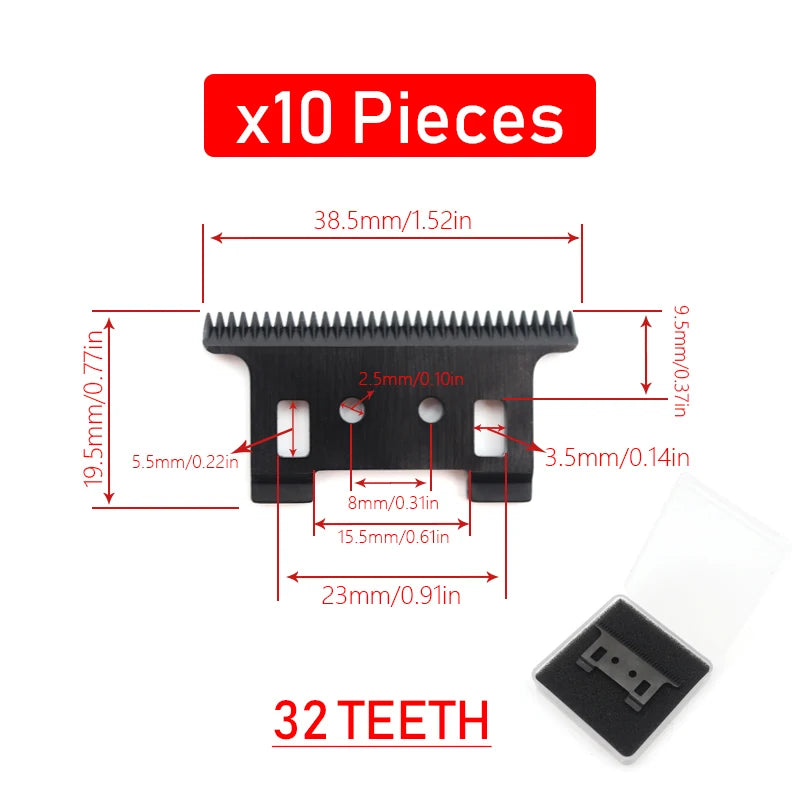 Original Replacement Blade for Kemei KM-2299 Clipper Professional Hair Trimmer Cutting Knife Head Parts Accessories
