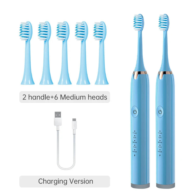Tongwode Oral Cleaning Electric Tooth Brushes Long Lasting Smart Wireless Rechargeable Automatic Ultrasonic Electric Toothbrush