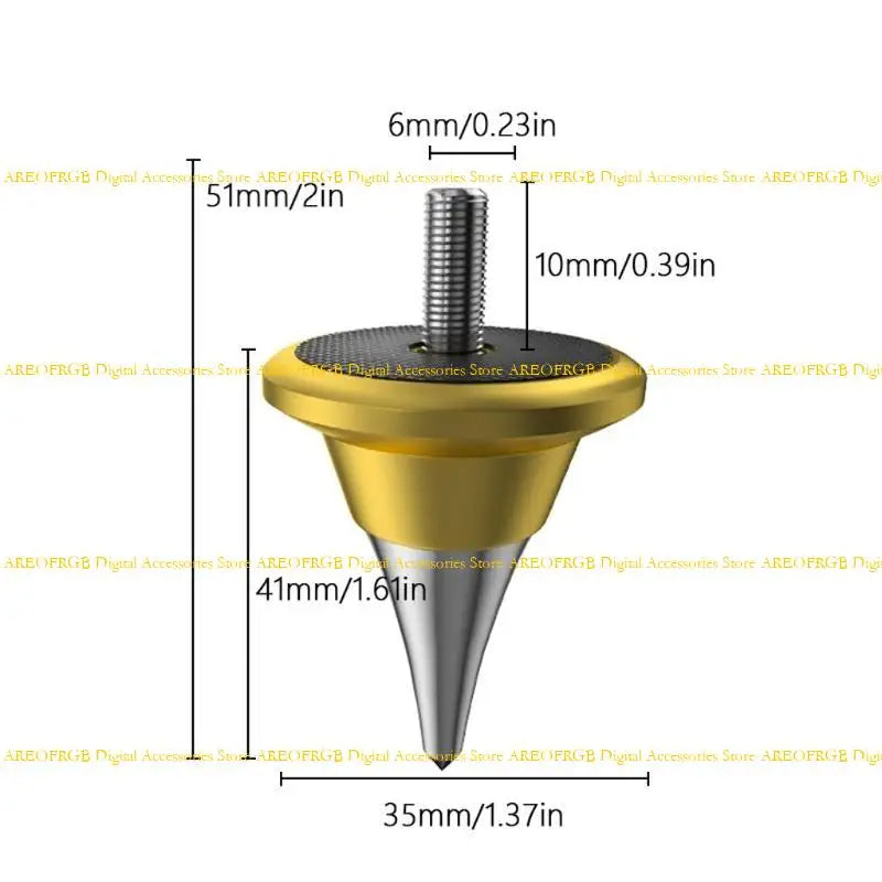 E21E Durability AntiVibration Speaker Spikes Stand Pad NonSlip for Systems Upgrades