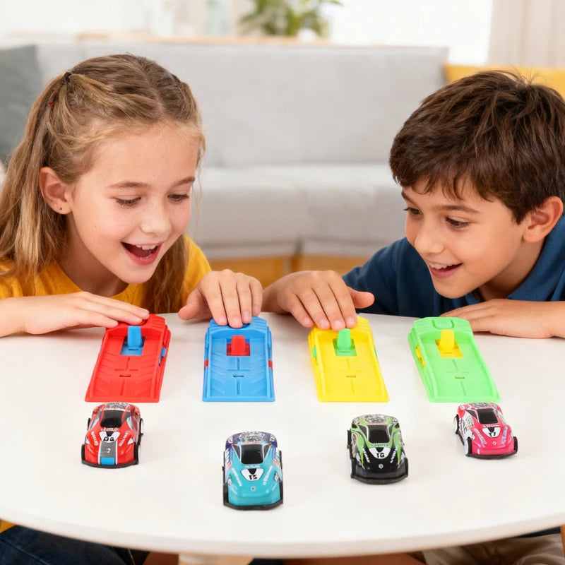5-20Pcs Alloy Shooting Flying Racing Car Toys for Kids Boy Birthday Party Favors Goodie Pinata Fillers Baby Shower Guest Gifts