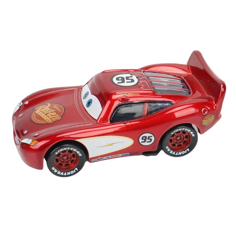 Disney Cars toy Christmas McQueen ROUTE 66 McQueen Champion McQueen Racing car 1:55 Diecast Alloy car Model Boy's Christmas gift