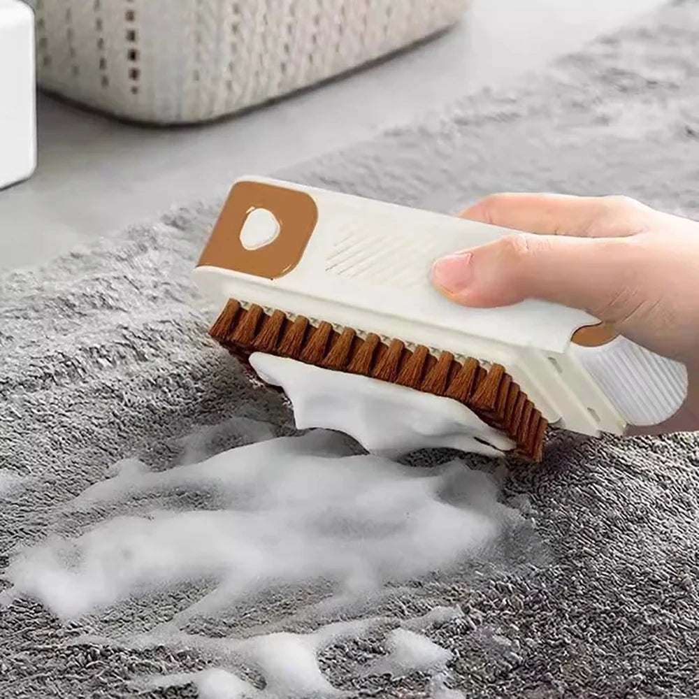 Multifunctional soap foaming box, hand-washing soap box with brush and wheels, household non-slip draining soap storage box