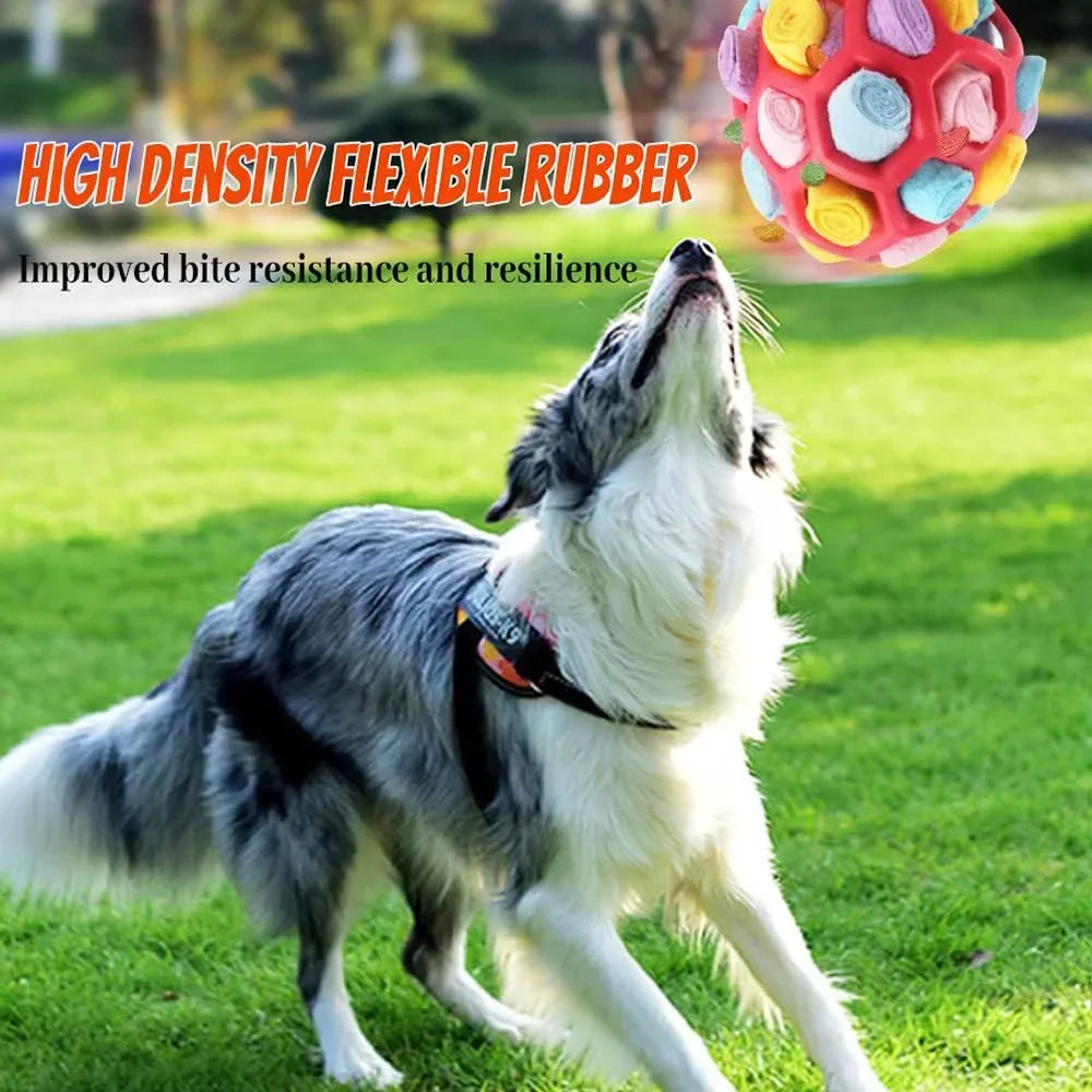 Dog Toy Snuffle Ball for Dogs Training the Sense of Smell Portable Interactive Snuffle Ball for Pet Foraging Instinct Training