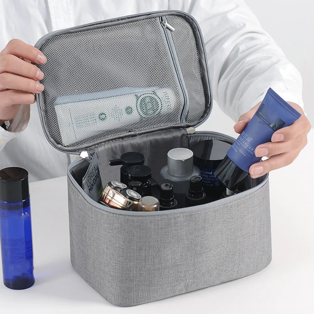 Large-capacity Men's Cosmetic Bag Travel Convenient Toilet Bag Couple Outdoor Travel Storage Bag Waterproof Women Makeup Case