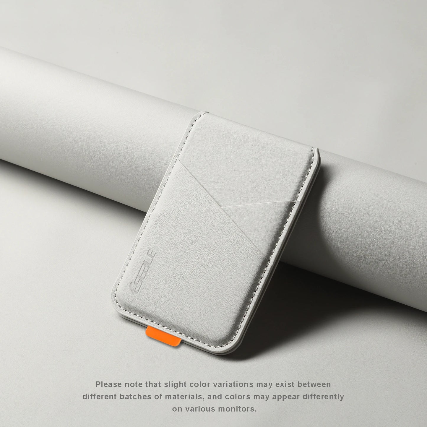Premium PU Leather Magnetic Phone Card Holder, RFID Anti-Skimming Wallet Compatible with Magnetic Wireless Charging Smartphones,
