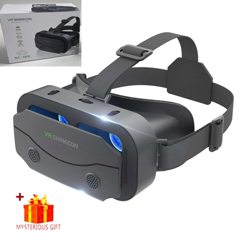 3D Virtual Reality VR Glasses For Phone Mobile Smartphones 7 Inch Headset Helmet Game Wirth Real Viar Goggles Cell Device Lenses