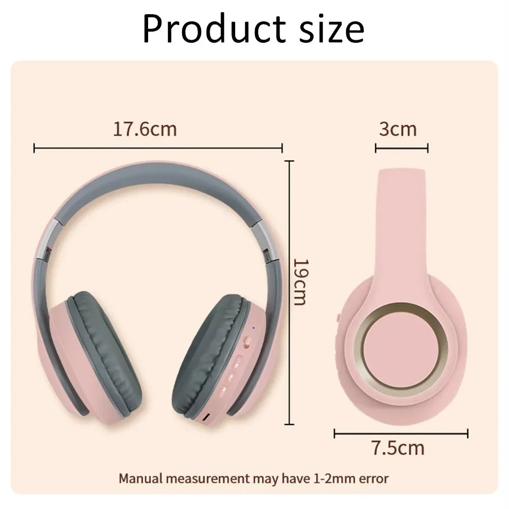 Shoumi 15 Hours Play Wireless Headset Bluetooth Television Headphone with Mic,Bluetooth Adapter Built-in Battery,for TV Computer