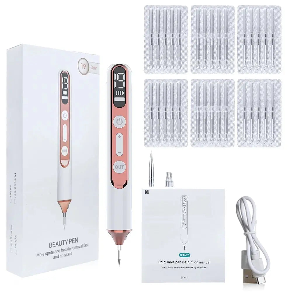 Skin Tag Remover Wart Eliminator Laser Plasma Pen Papillomas Electric Freckle Dark Spot Mole Removal Skin Tag Remover Pen