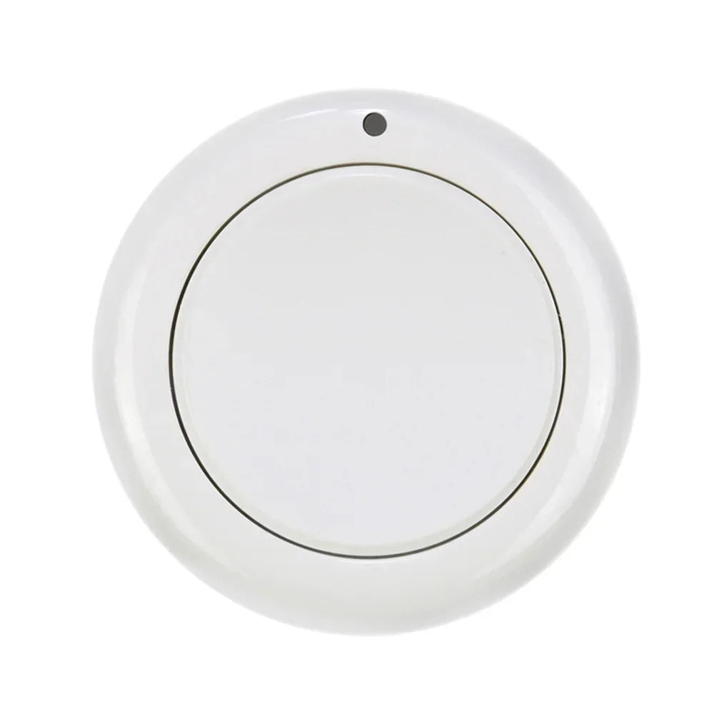 EV1527 Chip Learning Type 1 Button Round 433Mhz Wireless Remote Control Switch , SOS Panic Button Doorbell