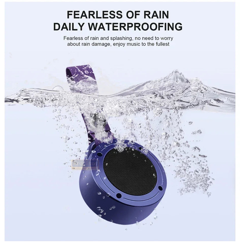 Portable Speaker Wireless Waterproof Shower Speakers for Smart Phone Bluetooth-compatible mini portable compact bathroom speaker
