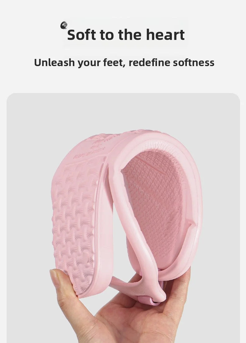 Foldable Travel Slippers Unisex EVA Flip Flops Hotel Non Slip Bathroom Indoor Outdoor Portable Lightweight Comfortable