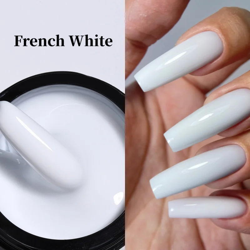 MSHARE 50ml Baby Pink Builder Nails Gel Hema Tpo Free Gel Nail Construction Self Leveling Gel for Nail Extension UV Led