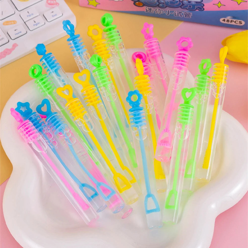10-30PC Mini Cute Bubble Empty Tube Toy Kids Birthday Party Favors School Gifts Wedding Guests Souvenirs Pinata Rewards for Kids