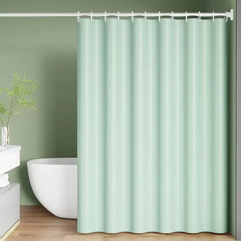 Premium PEVA Bath Curtain - Waterproof & Opaque Shower Liner with Metal Grommets, Silky Feel