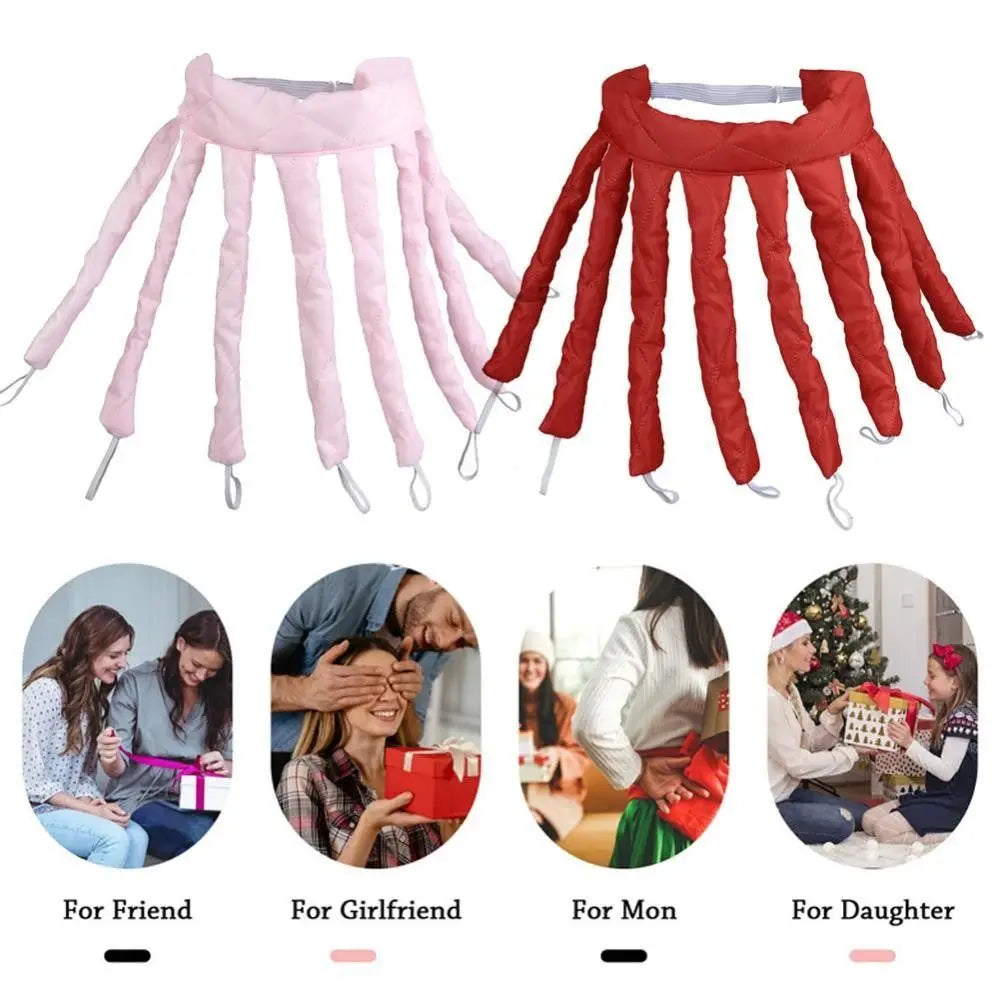 New Heatless Lazy Hair Curler Octopus Soft Wave Curling Stick DIY Curls Silk Ribbon Lazy Hair Styling Tools