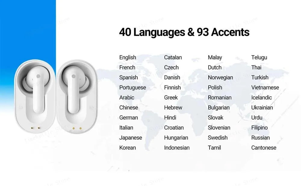 Timekettle M3 Translator Earbuds Bluetooth Real Time Simultaneous Headphones Instant Voice Translate Device for Business Travel