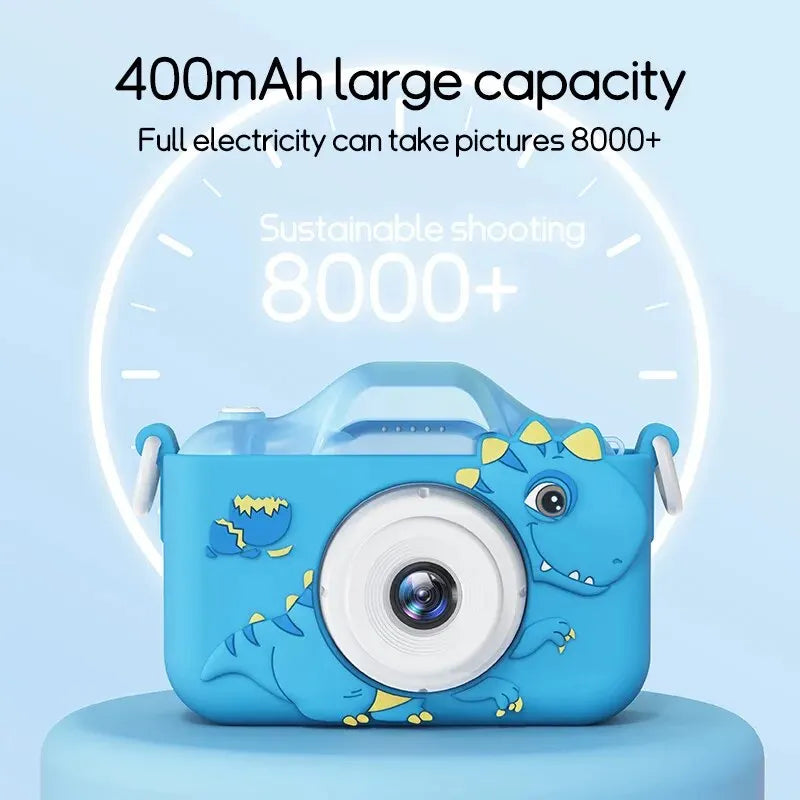 Digital Kids Cameras Toys Mini Children Camera 1080P HD 8x Zoom Dual Camera Boys Girls Birthday Gifts Outdoor Photography Toy