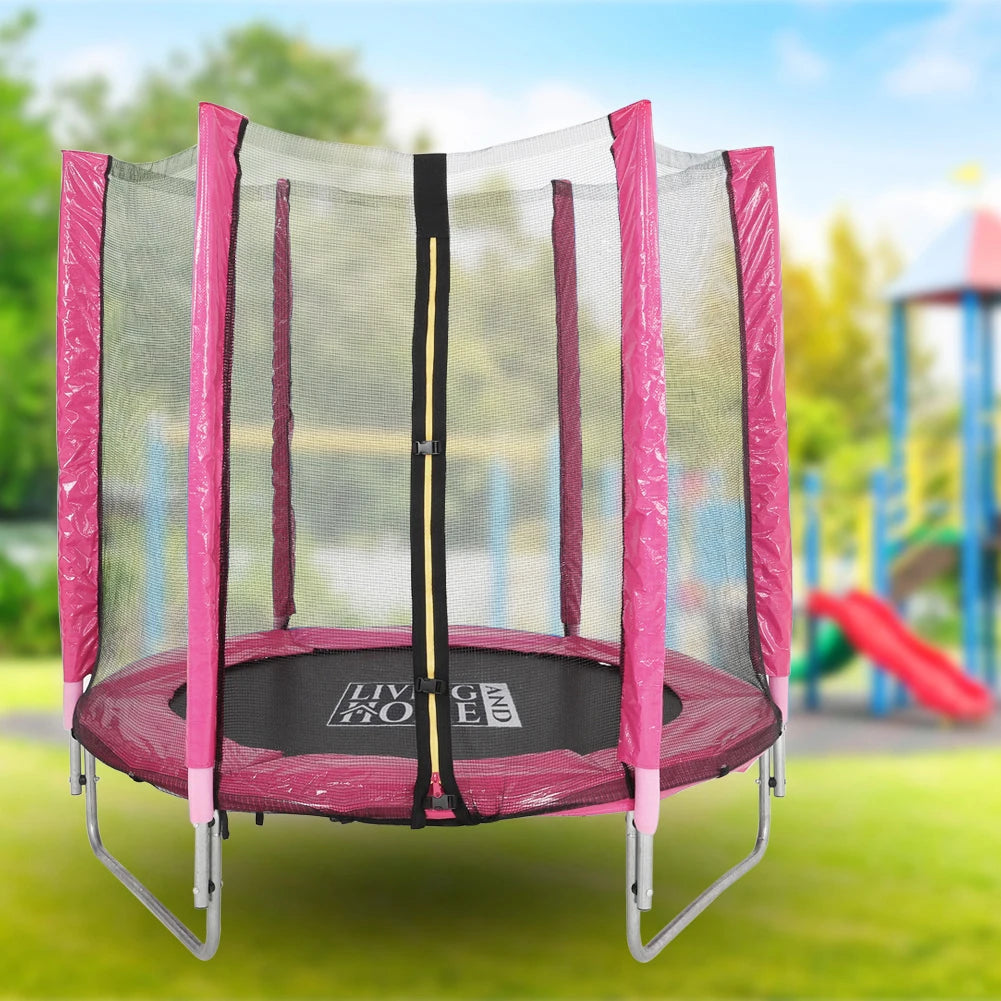 【Breeins】Outdoor Trampoline with Safety Enclosure for Kids Entertainment