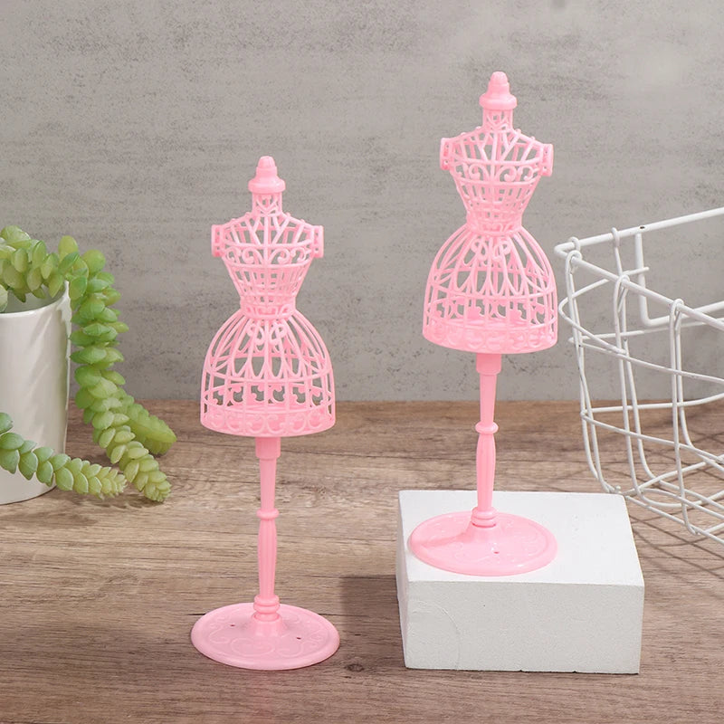 1/6 Doll Mannequin Coat Hanger Dollhouse Doll Skirt Support Wedding Mannequin Stand Humanoid Model Toy Doll Gown Display Form