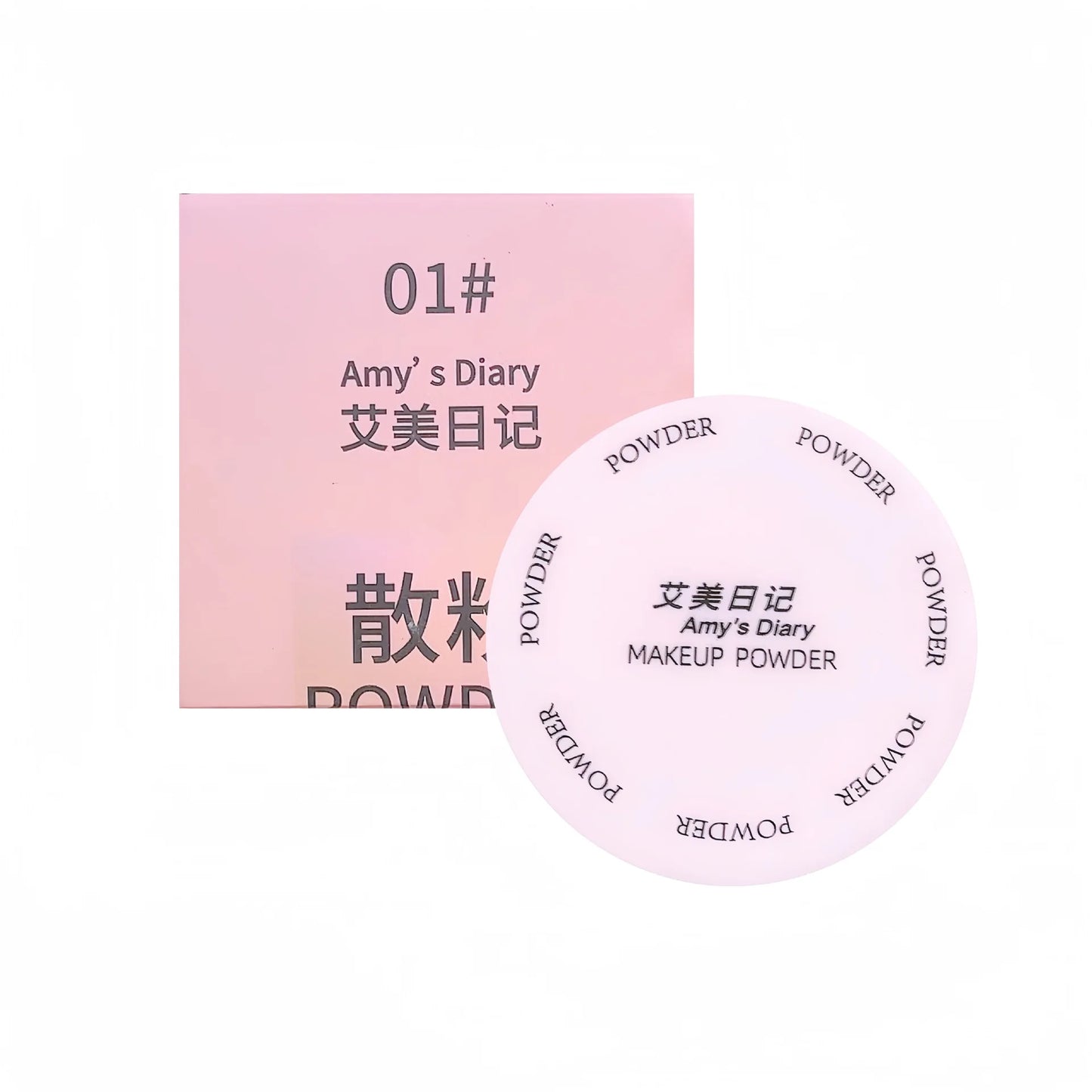 Air Setting Loose Powder Transparent White Long Lasting Matte Finish Makeup Oil Control Coverage Face Powder Cosmetics With Puff