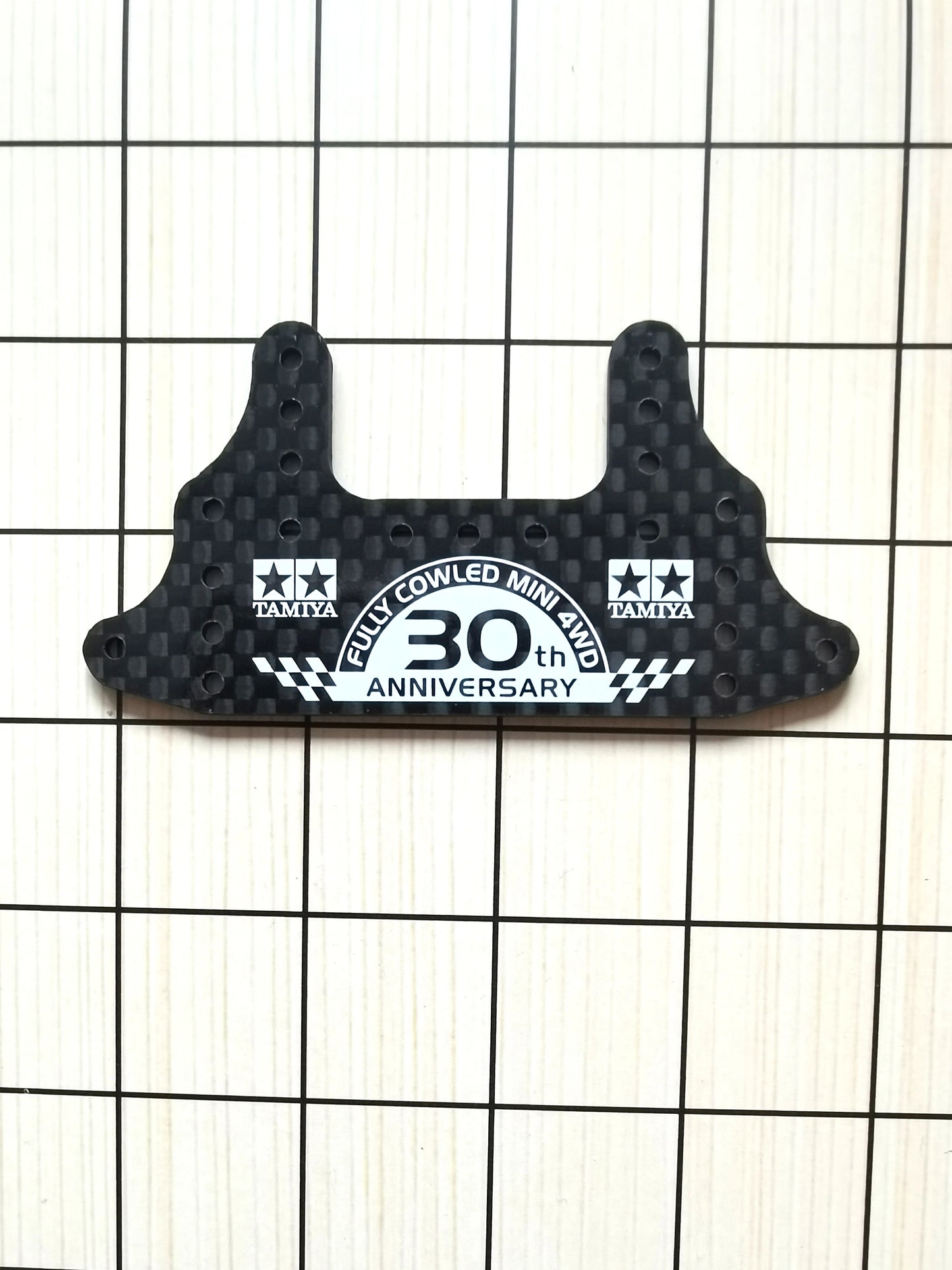 Tamiya Mini 4WD Car 1.5mm Carbon Fiber Stays Front Rear BrakeHomemade Parts