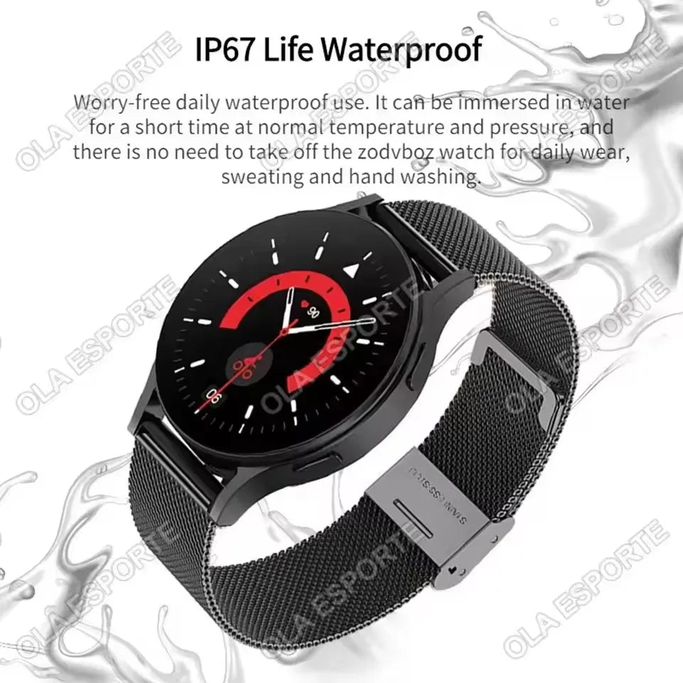 Smart Watch 1.32inch HD AMOLED Screen Bluetooth Call Health Monitor Smartwatch Men Women Fitness Sports Watches For Android IOS