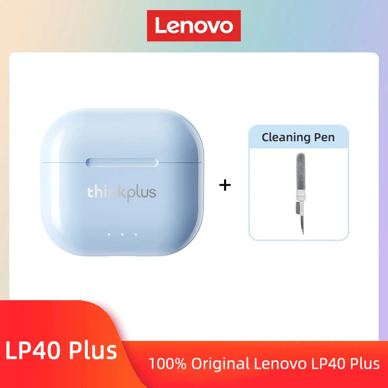 Lenovo LP40 II Earphones Original LP40 plus TWS Wireless Bluetooth 5.3 Headphones Sport Noise Reduction Touch Control Earbudss