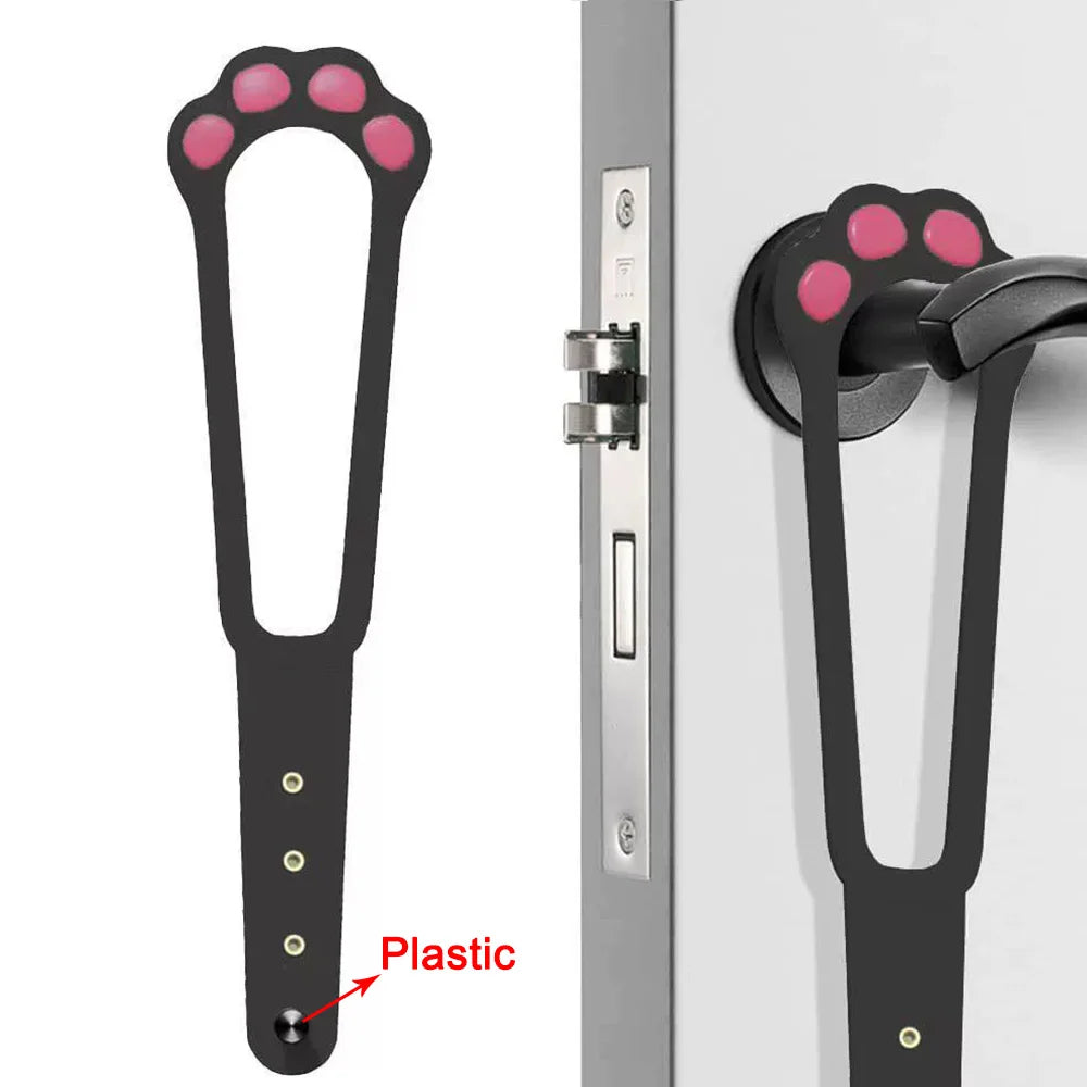 Cat Door Holder Latch Adjustable Dog Door Stopper Elastic Gate Lock Flex Latch Strap Keep Dog Out From Entering Pet Gate Supply