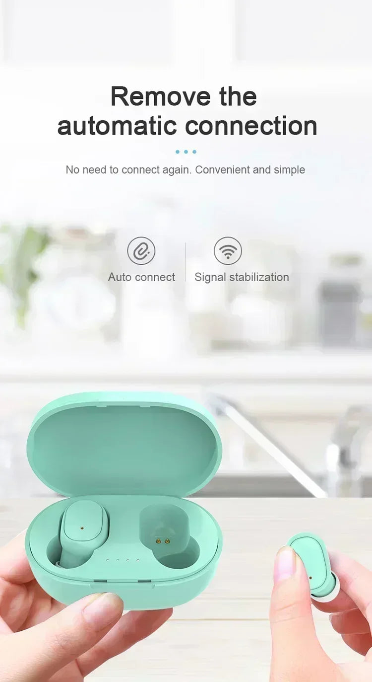 NEW A6S TWS Wireless Bluetooth Earphones sport Earbuds Fone Bluetooth Headset With Mic For Xiaomi Samsung Huawei smartphone