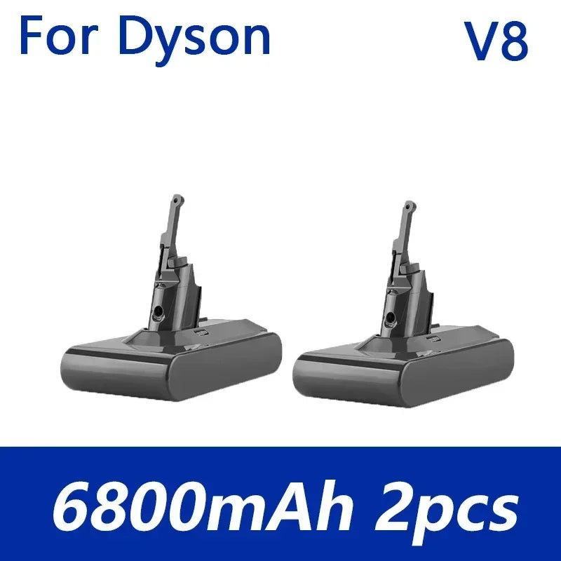 aoae 21.6V For Dyson V8 Battery Absolute V8 Animal Li-ion SV10 Vacuum Cleaner series Rechargeable batteries