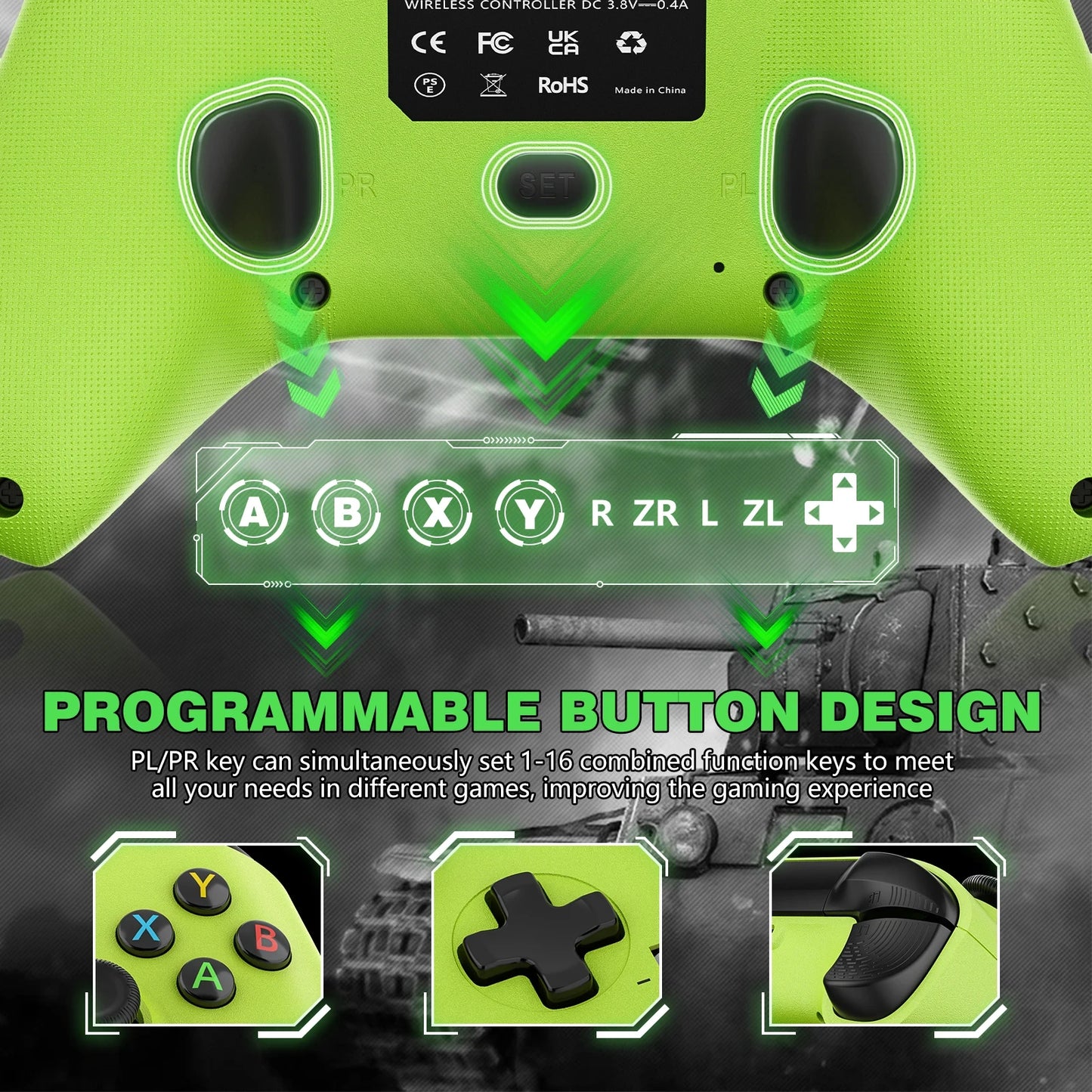 2.4G Wireless Gamepad For Xbox One Series X/S/PC/IOS//Steam 6 Axis Gyro Turbo Function Game Consoles XBOX Controller Joystick