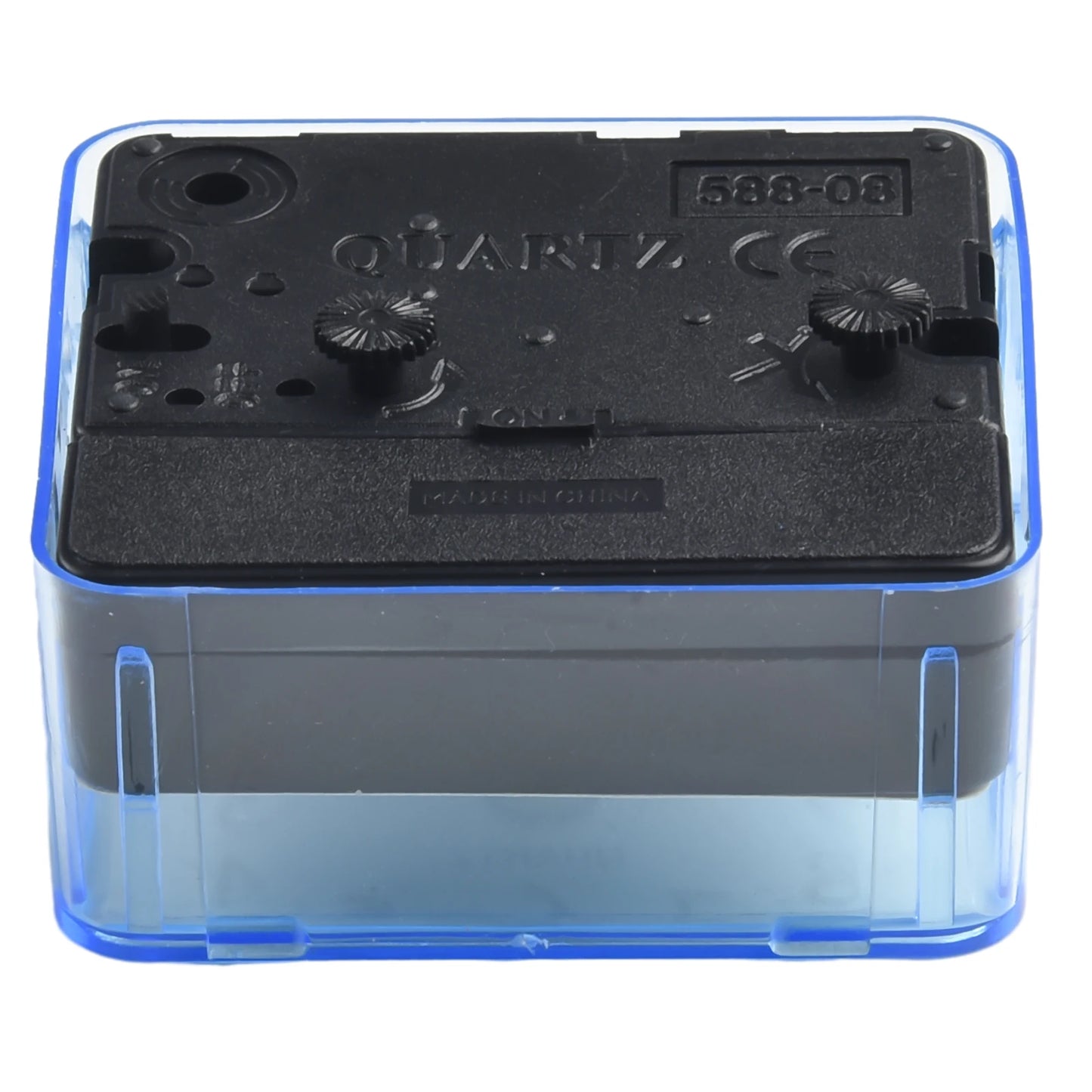 Small Battery Operated Quartz Alarm Clock with Beeping Sound for Bedside Use Featuring Clear Numbers and Reliable Performance