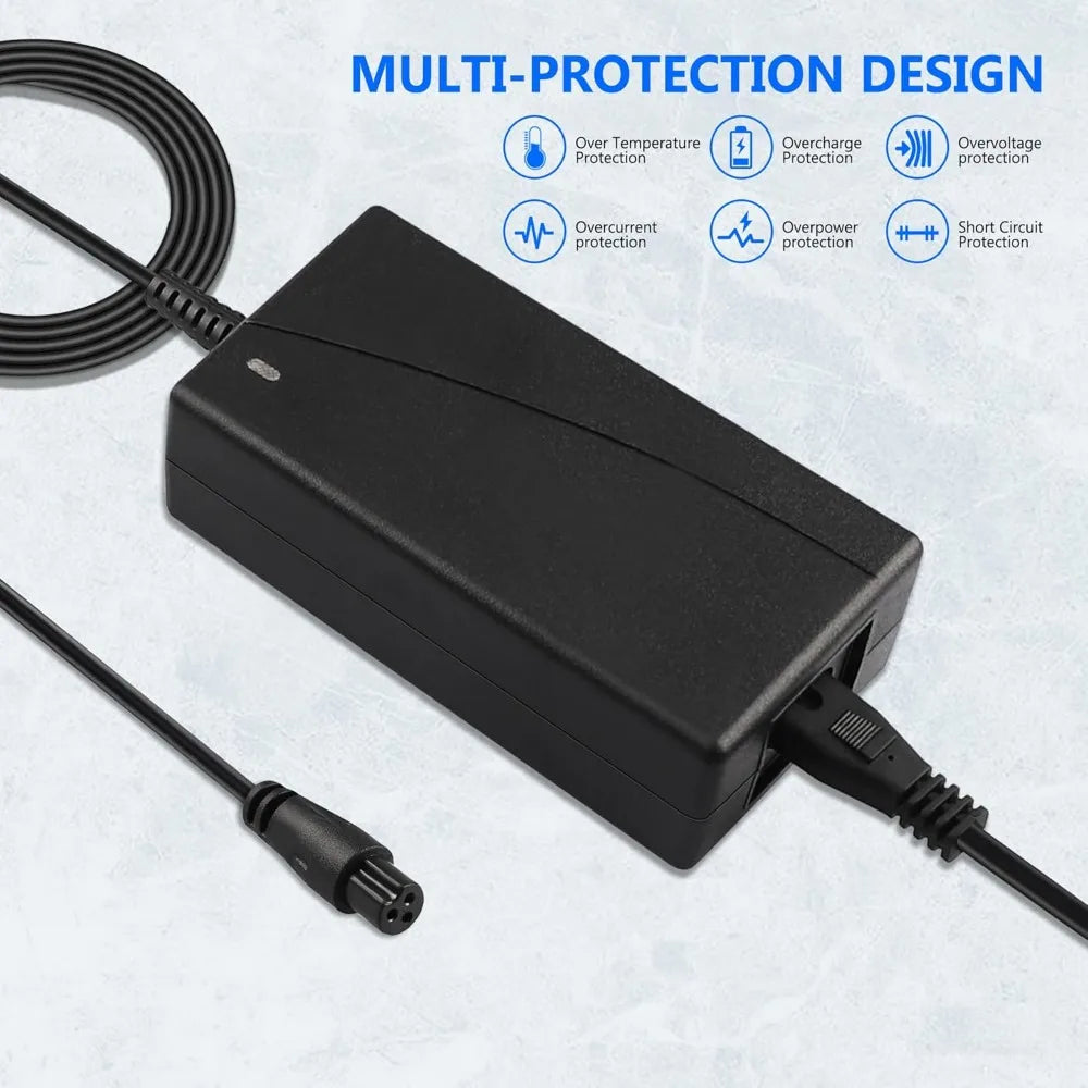 New 42V 2A Universal Lithium Battery Charger For 36V Hoverboard Self-Balancing Scooter 100-240V AC Power Supply Adapter EU US