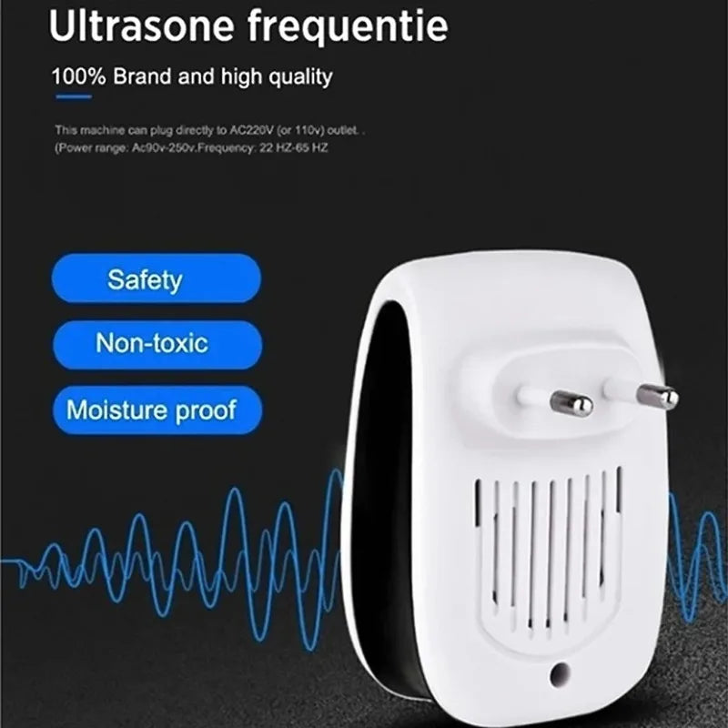 Ultrasonic Pest Repellent for Home Safe And Effective Mosquito Cockroach Mouse Insect Repeller for Summer Pest Extermination