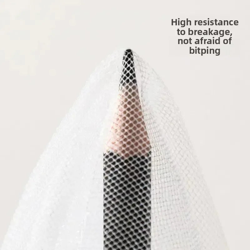 Universal Elastic Bird Cage Cover Transparent Mesh Net Anti Splash Seed Feather Catcher Stretchy Skirt Guard for Parrot Cages