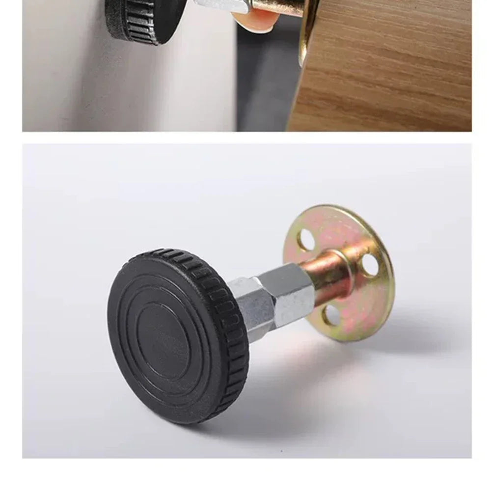 Shock Mount Tools Adjustable Threaded Bed Shock Hardware Furniture Cabinet Stabilizers Headboard Stoppers Self-Adhesive Fixed