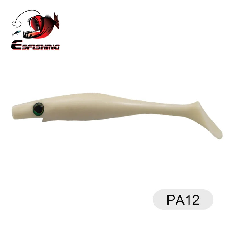ESFISHING soft lures fishing Peche pike Hog Shad 100mm  200mm Sea Fishing Silicone bait swimbait sea lake isca artificial