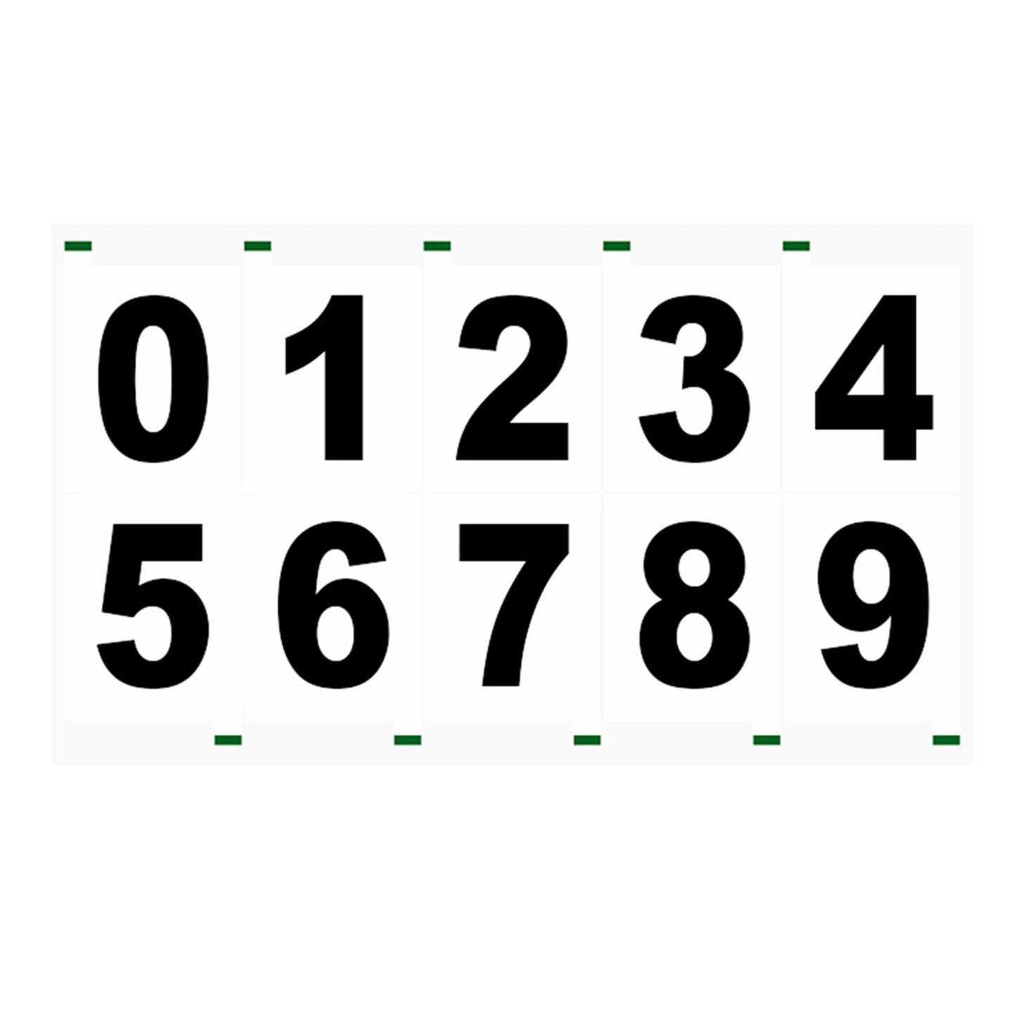 Waterproof Number Sticker Heat Resistant Self Adhesive Nanofilm Mailbox House Address Decals Sticker For Home Farmhouse Decor