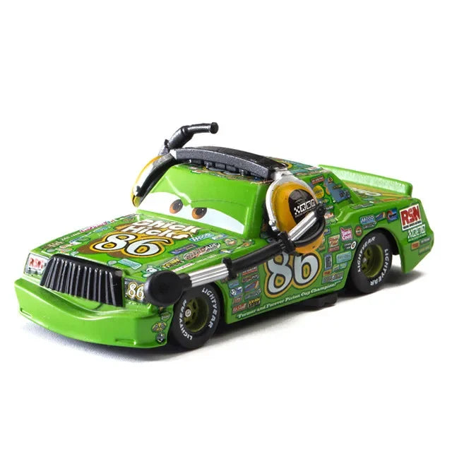 Cars Disney Pixar Cars Toy Lightning McQueen Jackson Storm Mater Sally Sheriff 1:55 Diecast Model Car Toy Children Birthday Gift