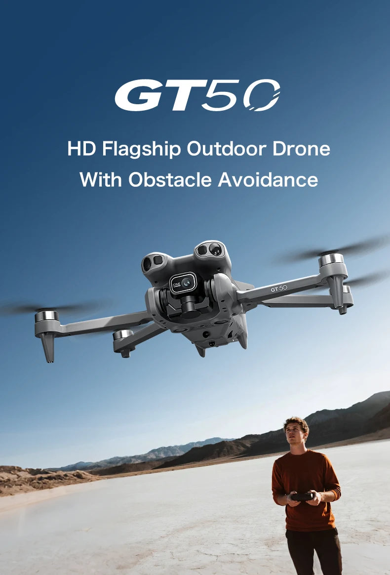 2026 NEW Original GT50 PRO RC Drone 8K HD Dual Cameras WiFi GPS 20mins Flight Aerial Photography Quadcopter Remote Control Toys