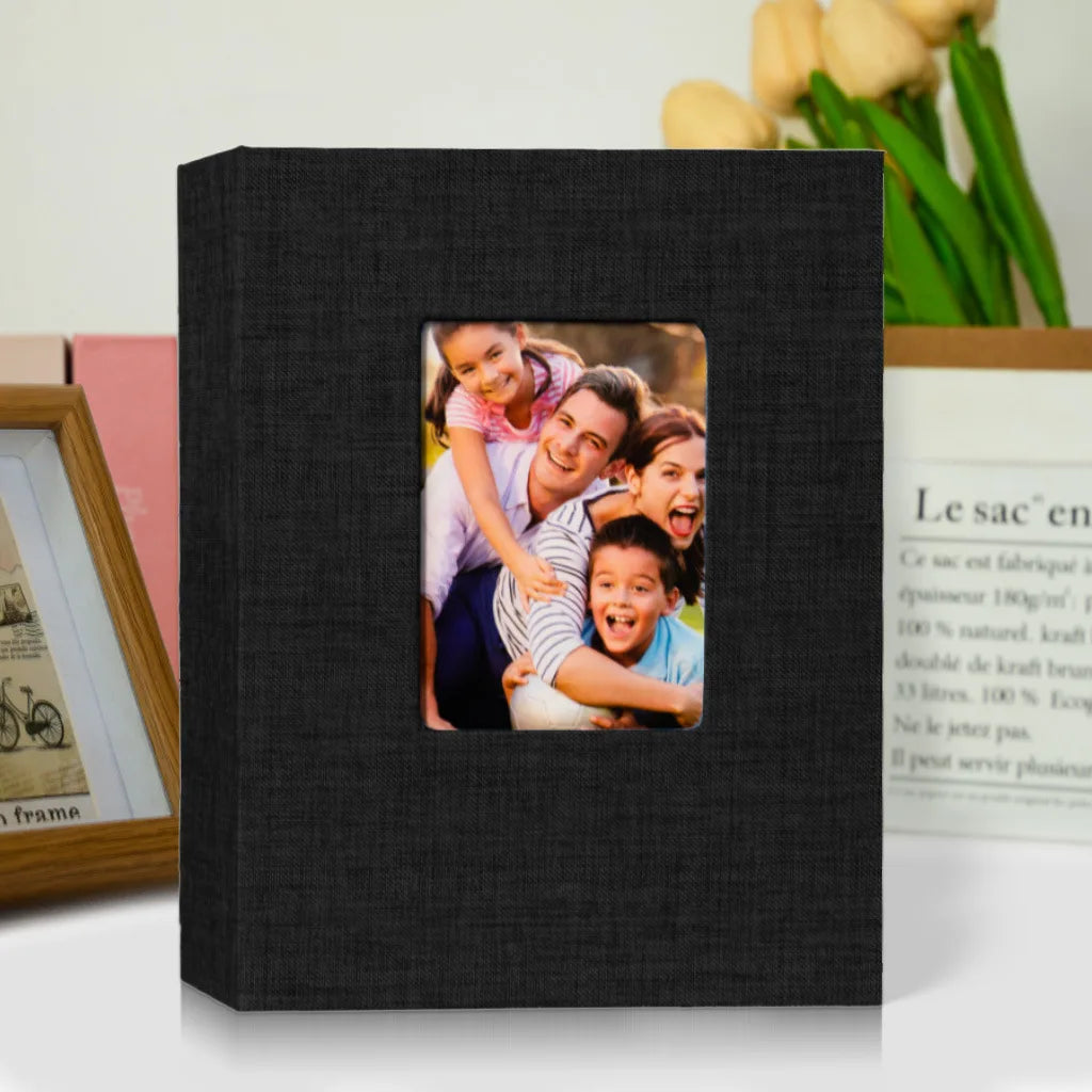 7-inch 100-piece Photo Album Bookshelf Album Fabric Cover Album Suitable For Storing Family Anniversary And Wedding Photos