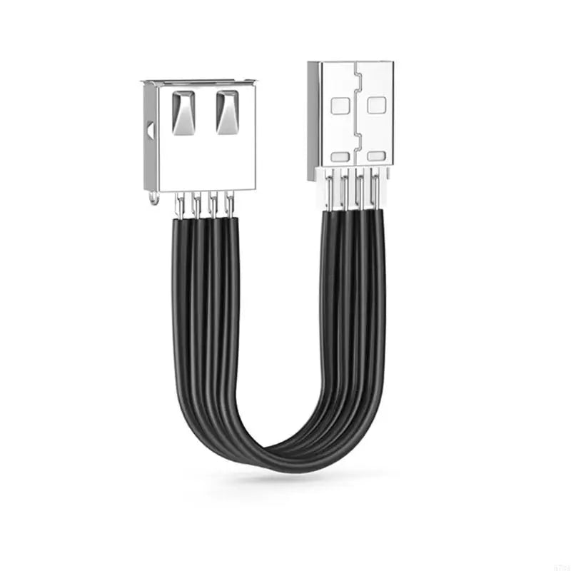 920L FPV Flat Thin Ribbon FPC Cable Standard USB A Male to Female Flexible Silicones Power Cord 480Mbps Transfer Speed